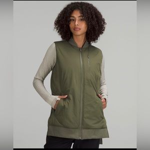 NWT Lululemon Insulated Long Bomber Vest